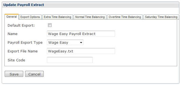 Payroll Extract